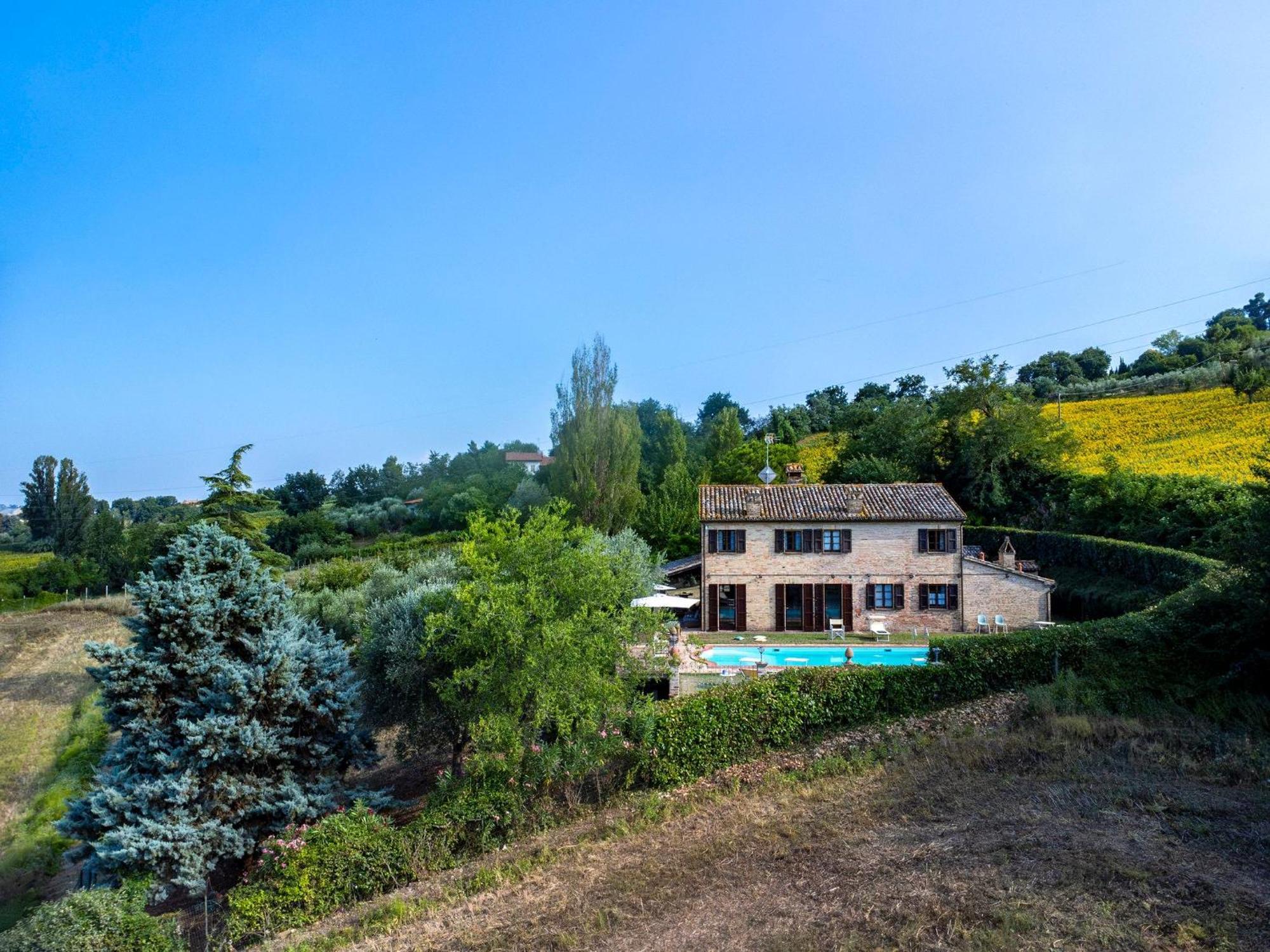 La Girolima, Marchferienhaeuser Villa Mondavio Exterior foto