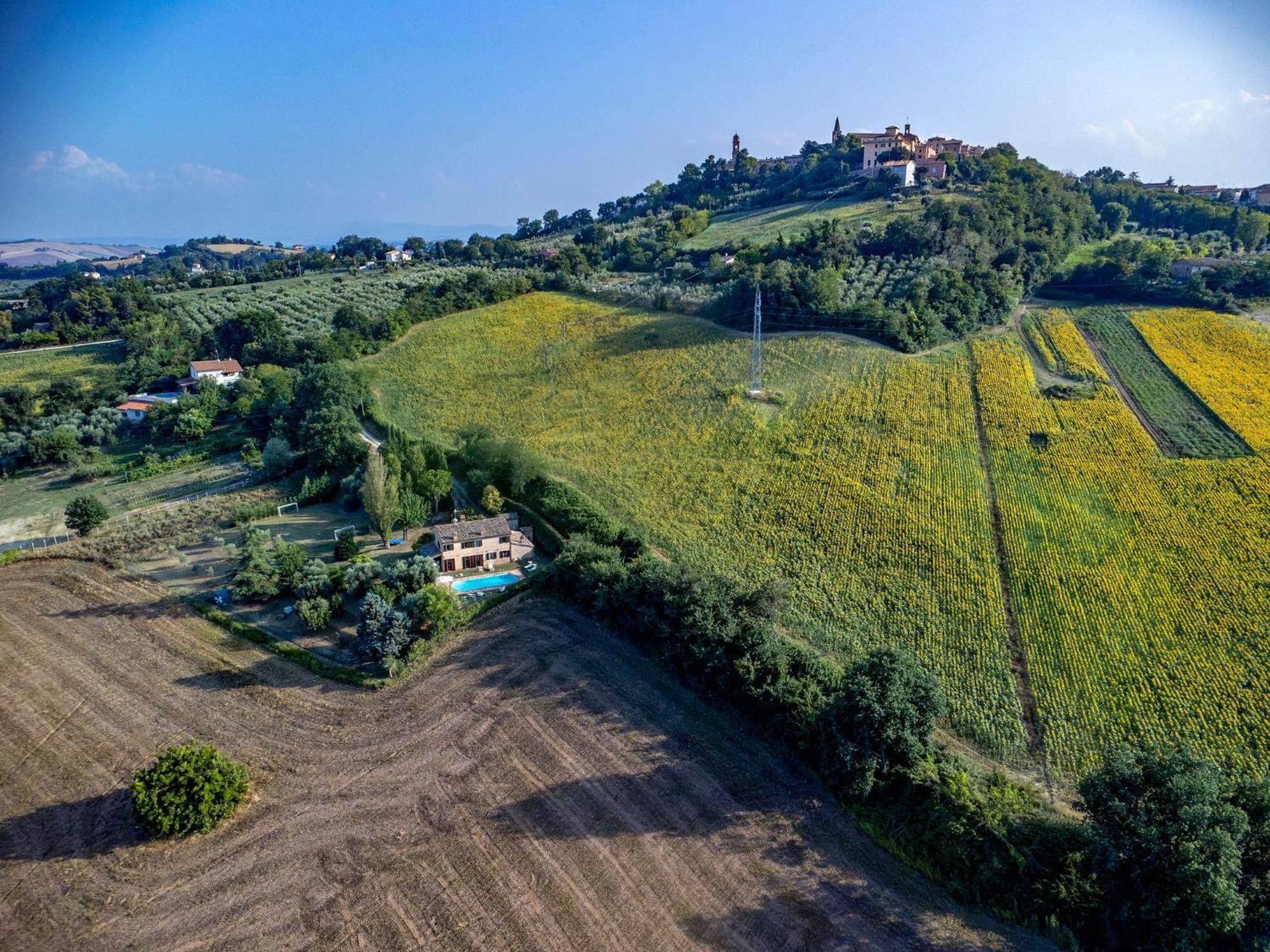 La Girolima, Marchferienhaeuser Villa Mondavio Exterior foto