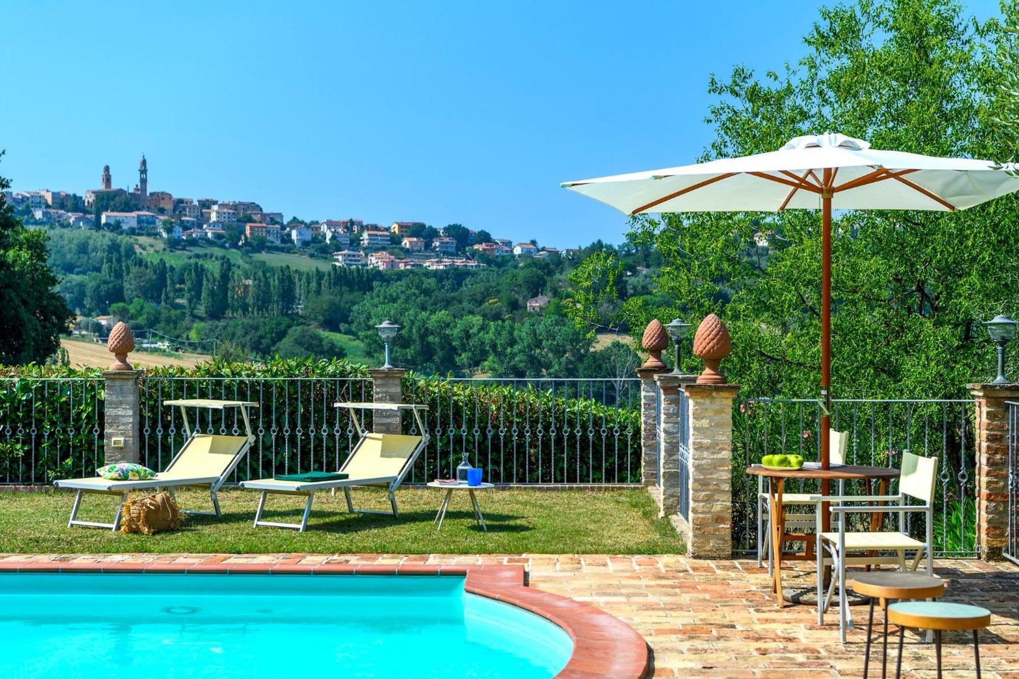 La Girolima, Marchferienhaeuser Villa Mondavio Exterior foto